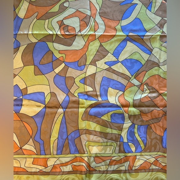 VINTAGE | ladies 100% silk, square, scarf - Picture 7 of 10